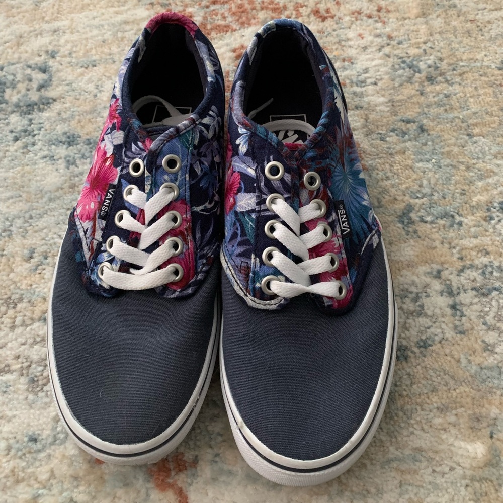 Vans Floral Shoes, 6.5
